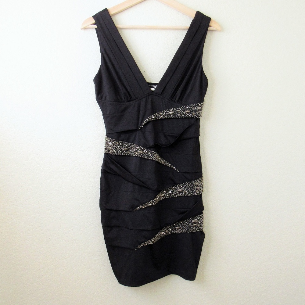Nikibiki • Bandage Fitted Sequin Dress